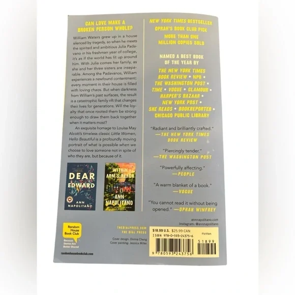 Hello beautiful Ann Napolitano novel - Picture 2 of 2